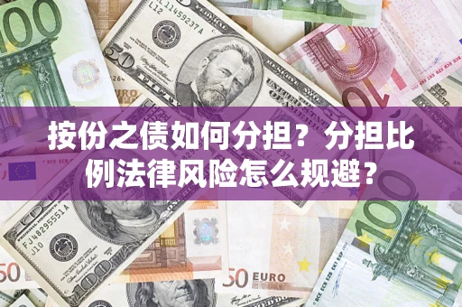 北京按份之债如何分担？分担比例法律风险怎么规避？