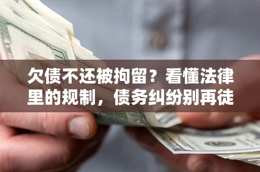 北京欠债不还被拘留？看懂法律里的规制，债务纠纷别再徒劳奔波