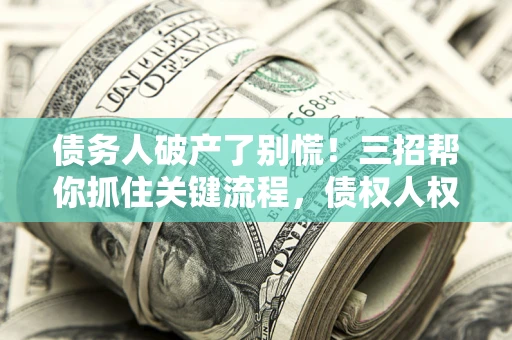 北京债务人破产了别慌！三招帮你抓住关键流程，债权人权益不再缩水