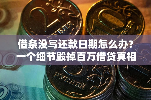 北京借条没写还款日期怎么办？一个细节毁掉百万借贷真相