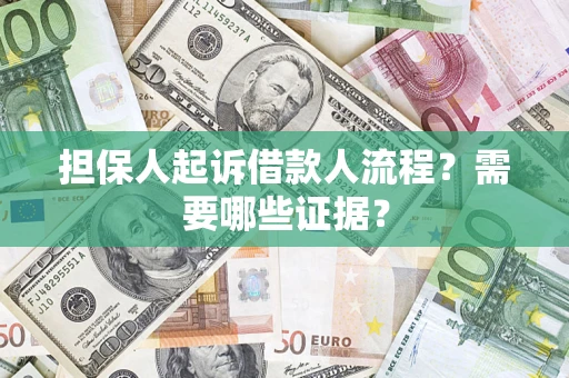 北京担保人起诉借款人流程？需要哪些证据？