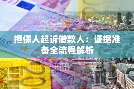 北京担保人起诉借款人：证据准备全流程解析