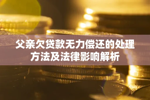 北京父亲欠贷款无力偿还的处理方法及法律影响解析