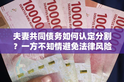 北京夫妻共同债务如何认定分割？一方不知情避免法律风险必看！
